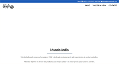 Desktop Screenshot of elmundoindio.com